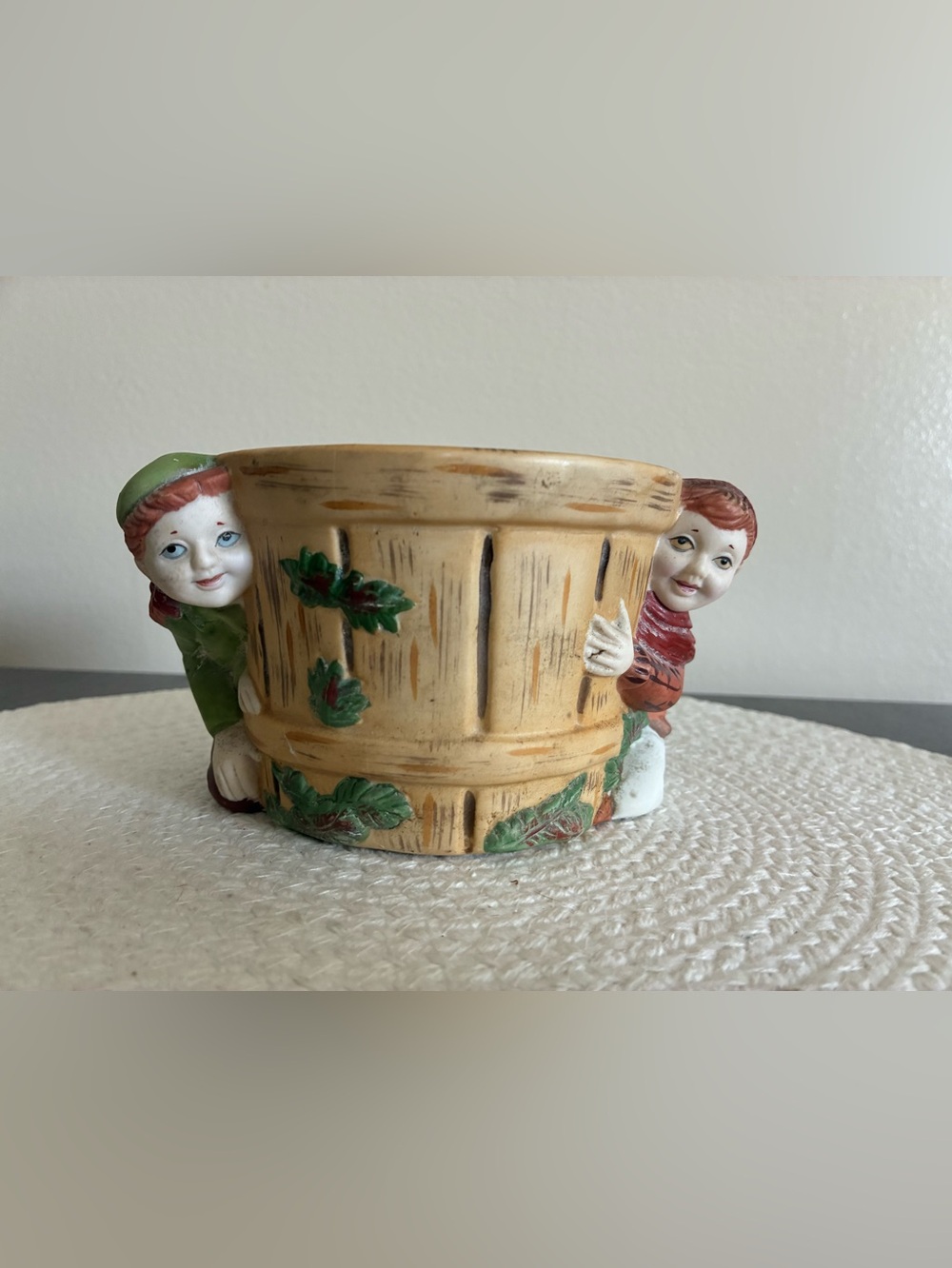 Elf Tree Stump Planter
